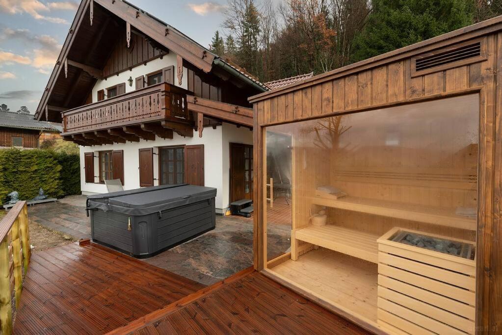 Luxus Alpenparadies Nahe Salzburg Sauna & Whirlpool Adnet Bagian luar foto